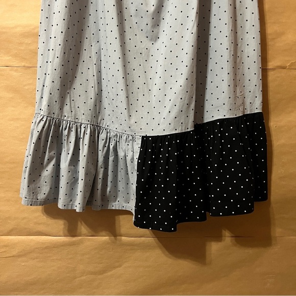 Tigre et Tigre | Rolf Dress Polka Dot Asymmetrical Popover Maxi Dress Size XS/S - Picture 6 of 10